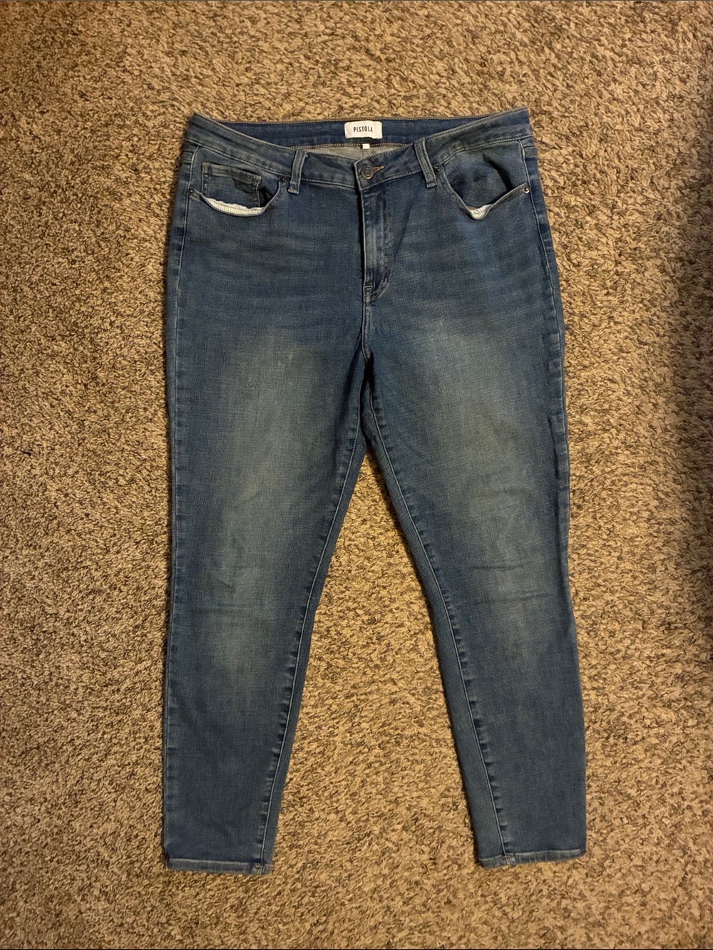 Pistola high rise skinny crop jeans -size 32